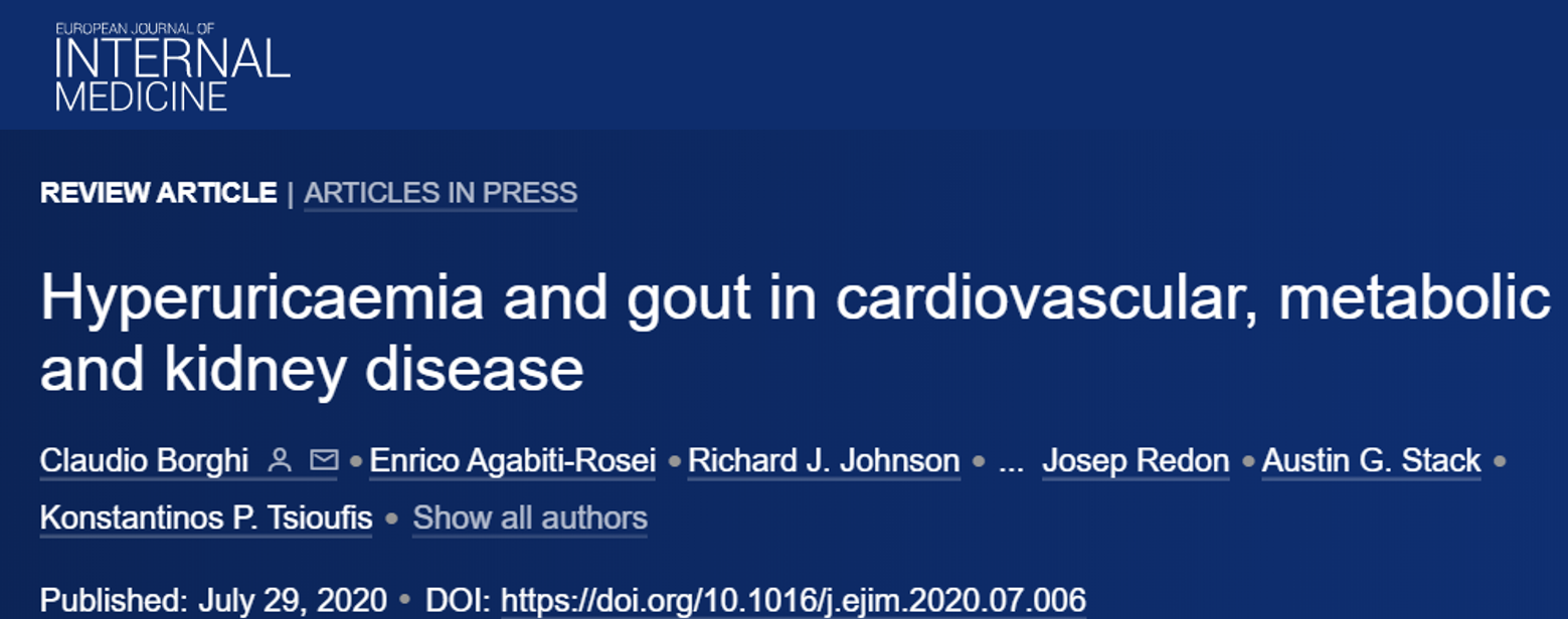 Hyperuricemia and gout in cardiovascular, metabolic and kidney disease